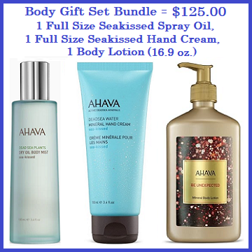 Ahava Gift Set Bundle For Body