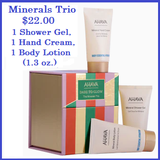 Ahava Minerals Trio Gift Set